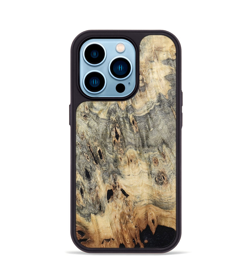 iPhone 14 Pro Wood Phone Case - Malissa (Wood Burl, 800228)