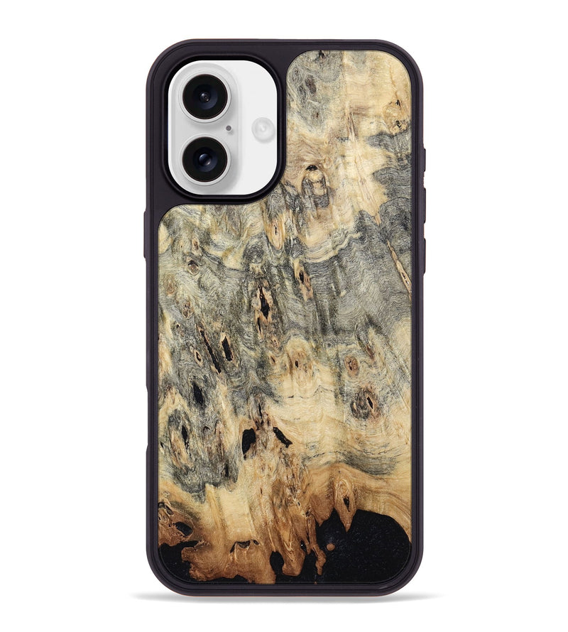 iPhone 16 Plus Wood Phone Case - Malissa (Wood Burl, 800228)