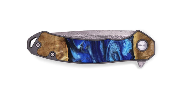 EDC Wood Pocket Knife - Fatima (Blue, 800234)