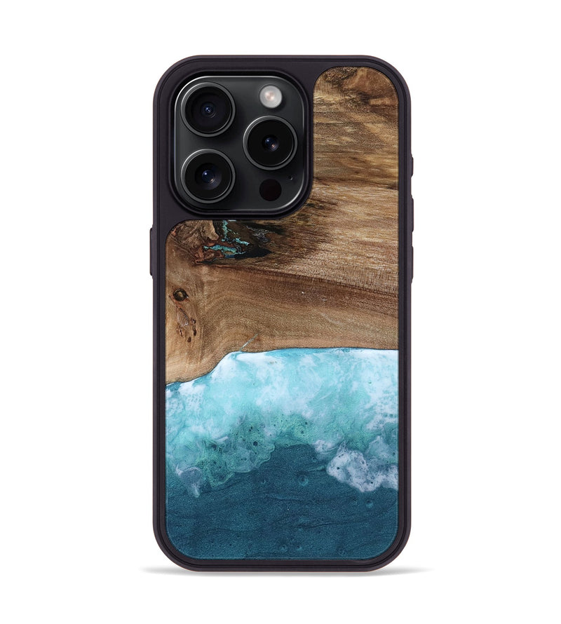 iPhone 15 Pro Wood Phone Case - Kyree (Coastal, 800239)