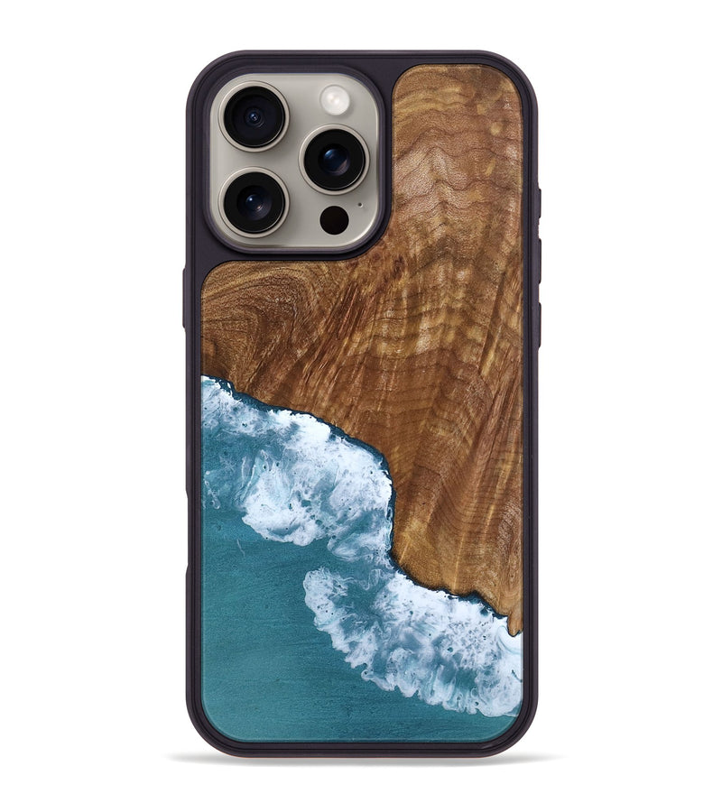 iPhone 16 Pro Max Wood Phone Case - Aleyna (Coastal, 800244)