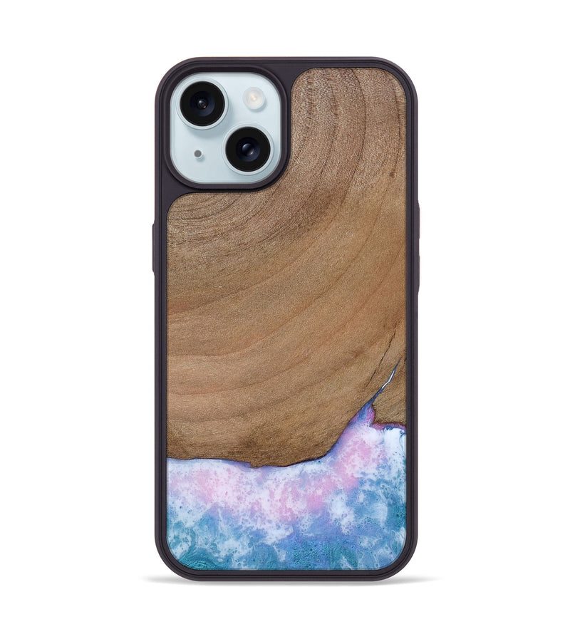 iPhone 15 Wood Phone Case - Manuela (Coastal, 800260)