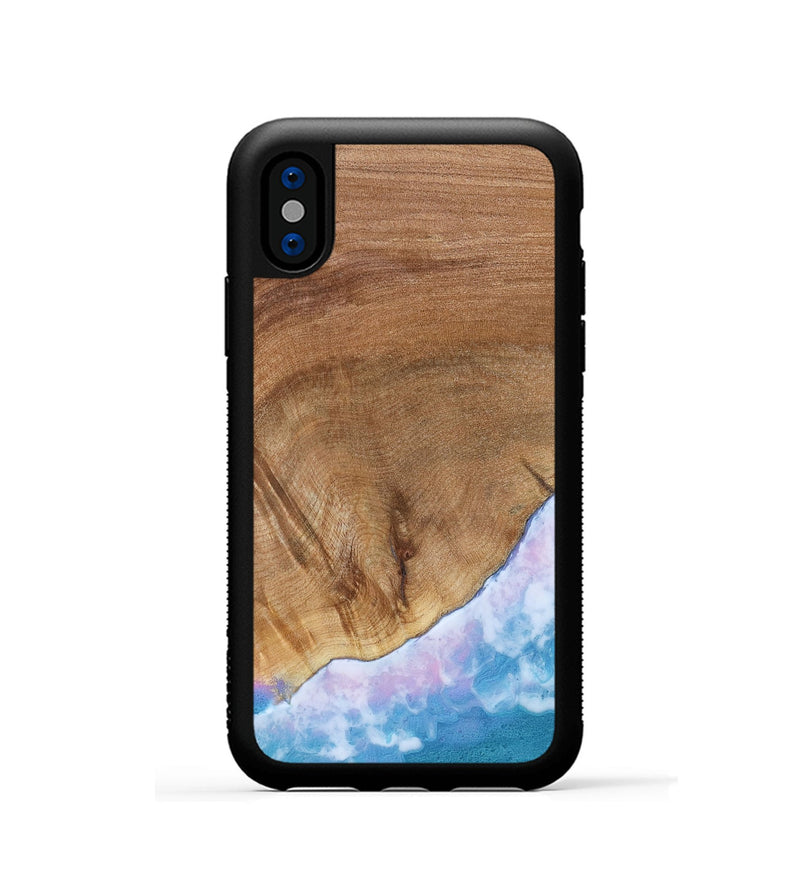 iPhone Xs Wood Phone Case - Camron (Coastal, 800270)