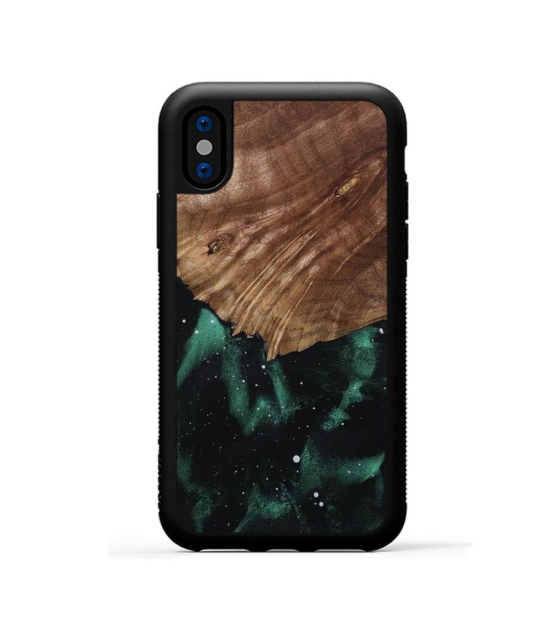 iPhone Xs Wood Phone Case - Vallie (Cosmos, 800286)