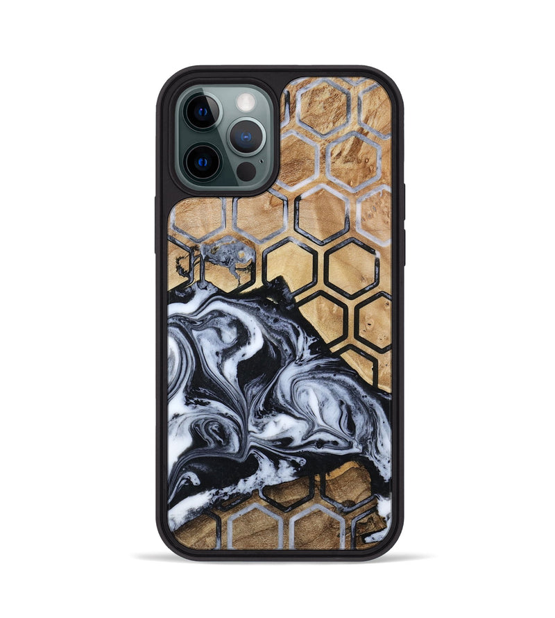 iPhone 12 Pro Wood Phone Case - Javier (Pattern, 800290)