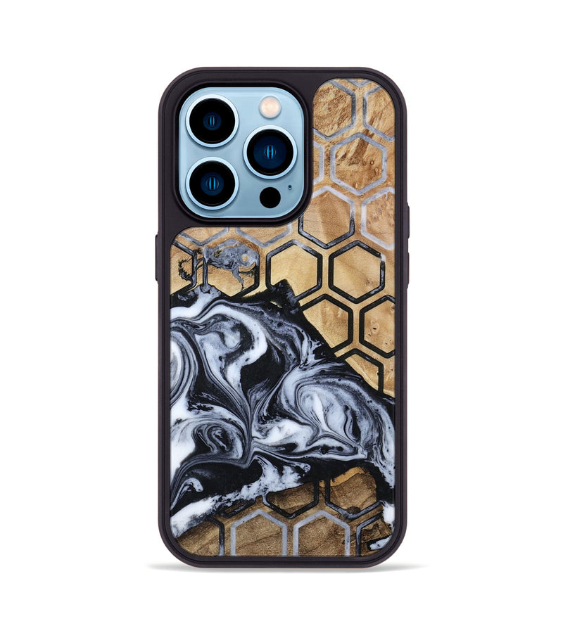 iPhone 14 Pro Wood Phone Case - Javier (Pattern, 800290)