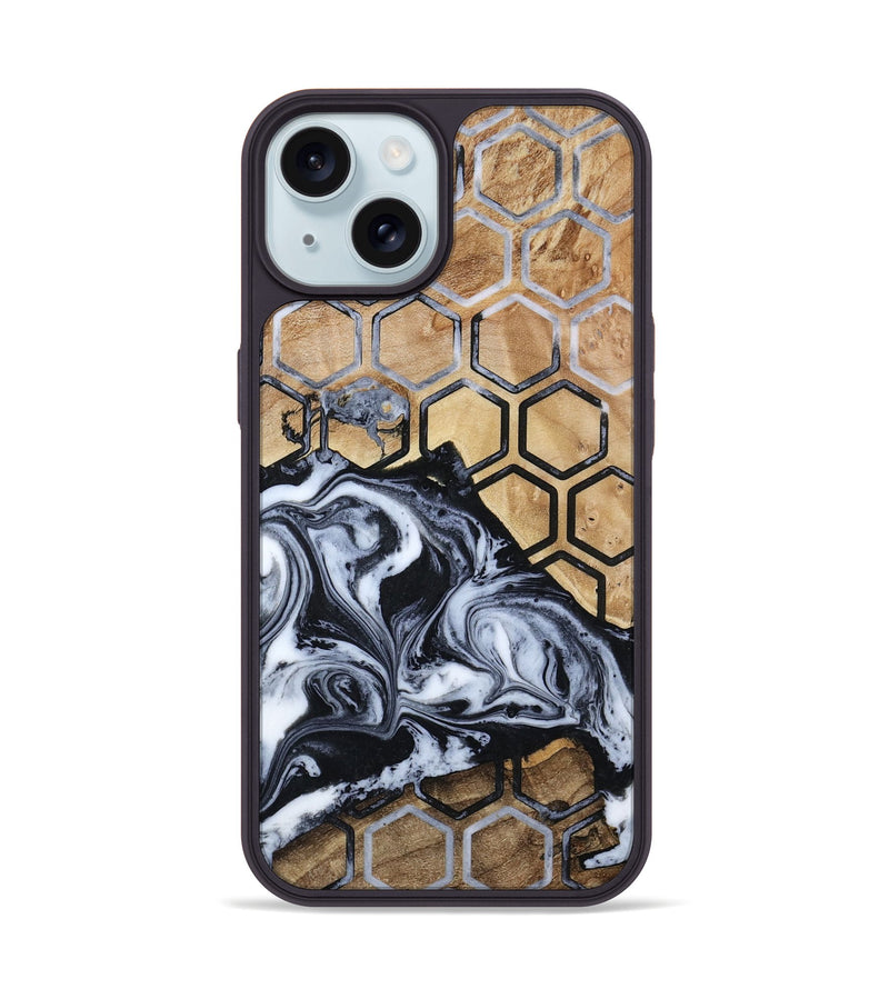 iPhone 15 Wood Phone Case - Javier (Pattern, 800290)