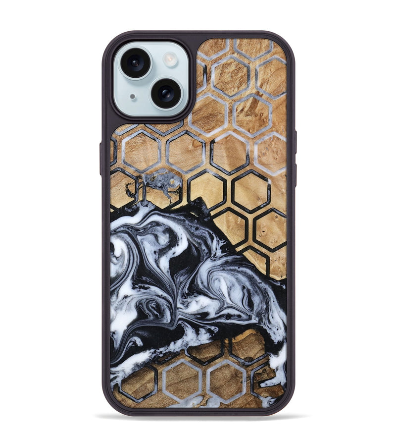 iPhone 15 Plus Wood Phone Case - Javier (Pattern, 800290)
