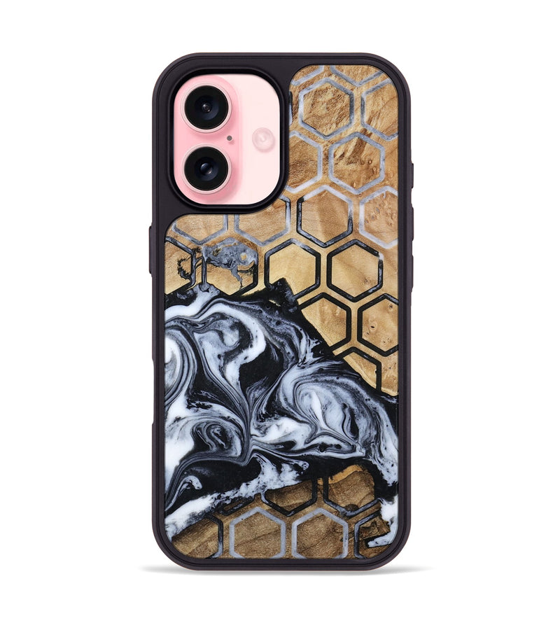 iPhone 16 Wood Phone Case - Javier (Pattern, 800290)