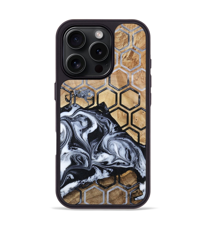 iPhone 16 Pro Wood Phone Case - Javier (Pattern, 800290)