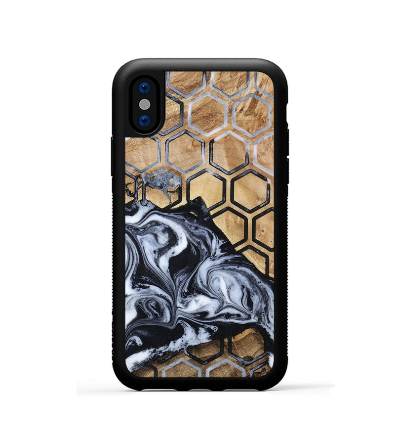 iPhone Xs Wood Phone Case - Javier (Pattern, 800290)