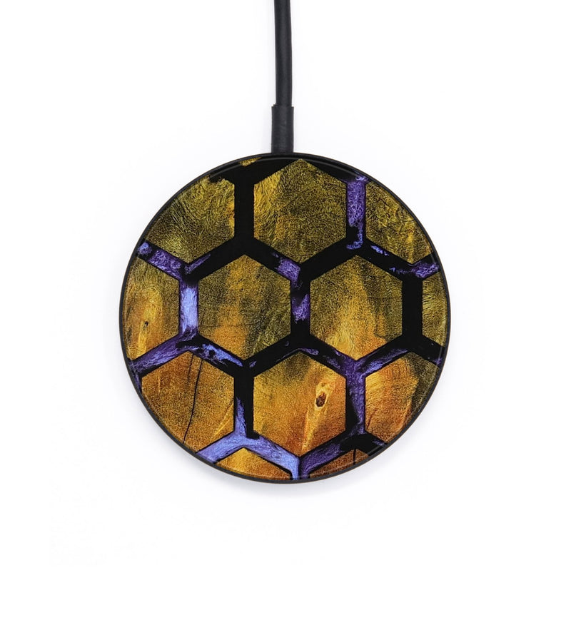 Circle Wood Wireless Charger - Allyson (Pattern, 800291)