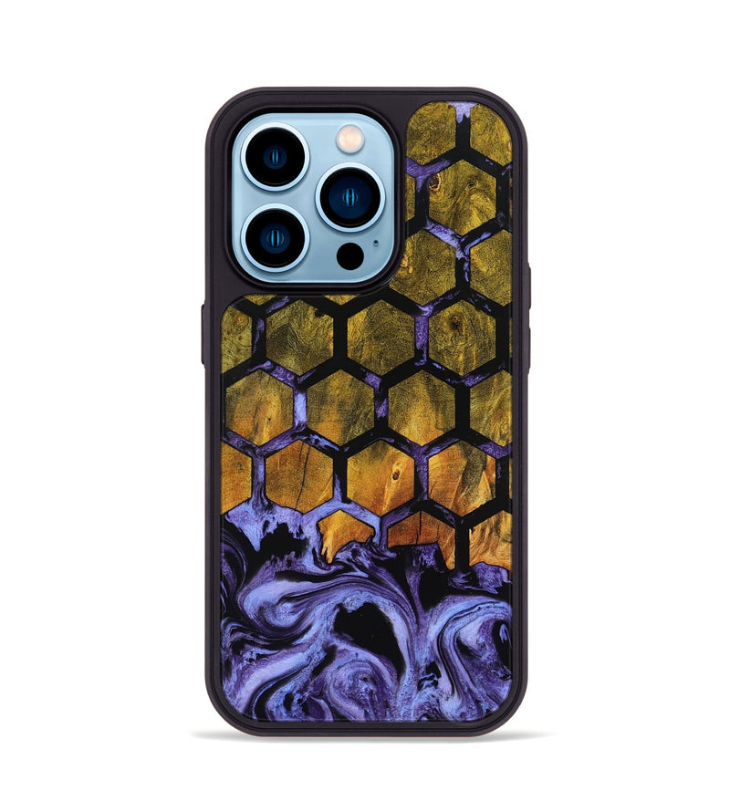 iPhone 14 Pro Wood Phone Case - Allyson (Pattern, 800291)