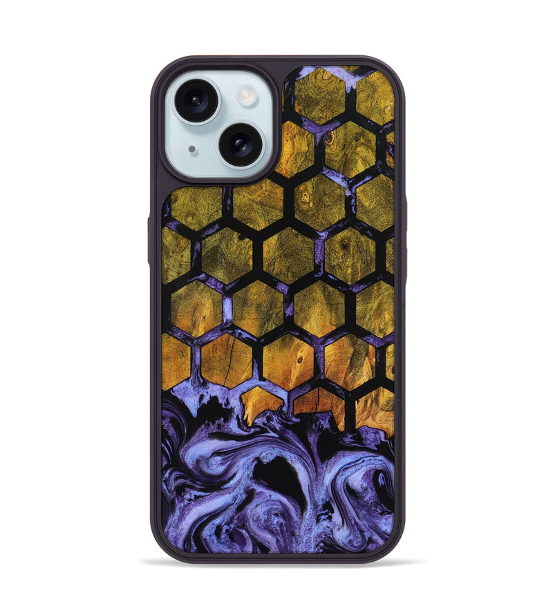 iPhone 15 Wood Phone Case - Allyson (Pattern, 800291)