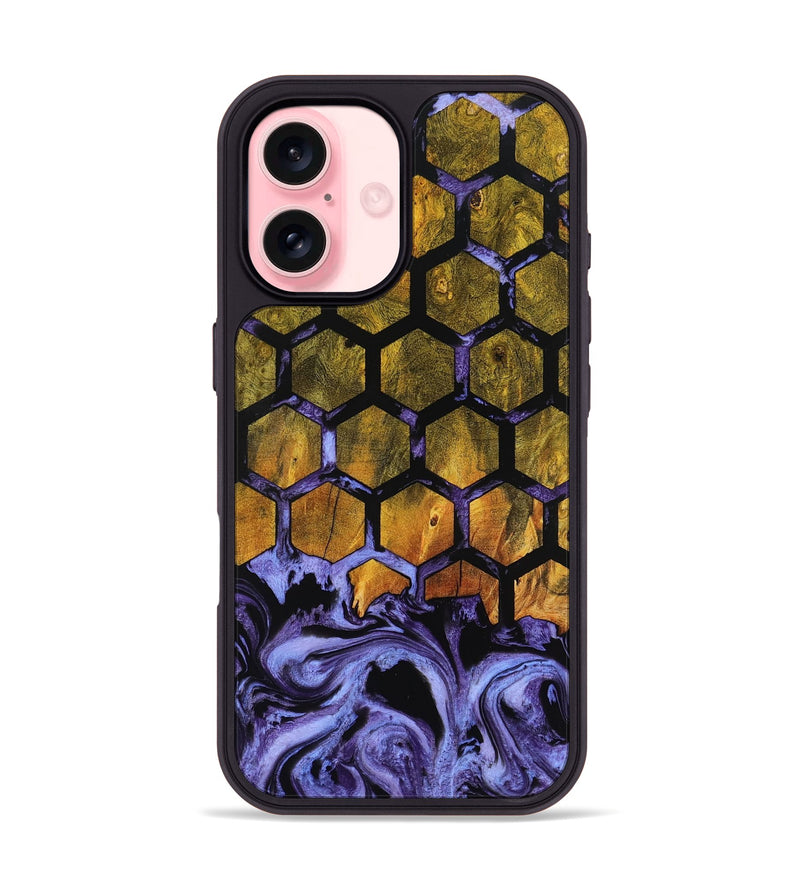 iPhone 16 Wood Phone Case - Allyson (Pattern, 800291)