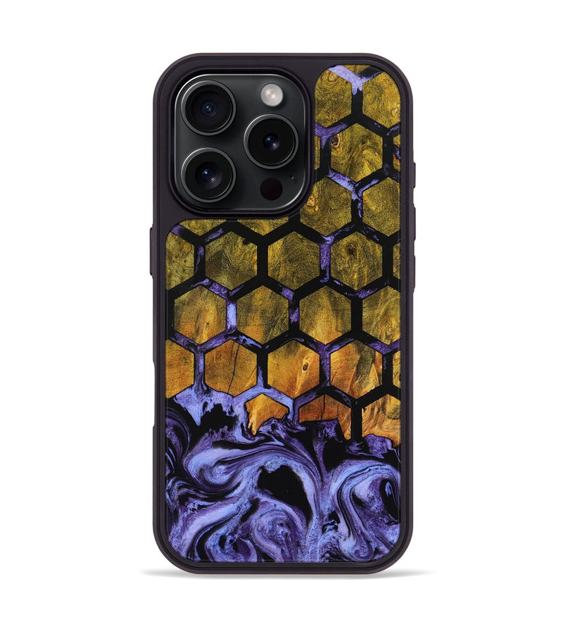 iPhone 16 Pro Wood Phone Case - Allyson (Pattern, 800291)