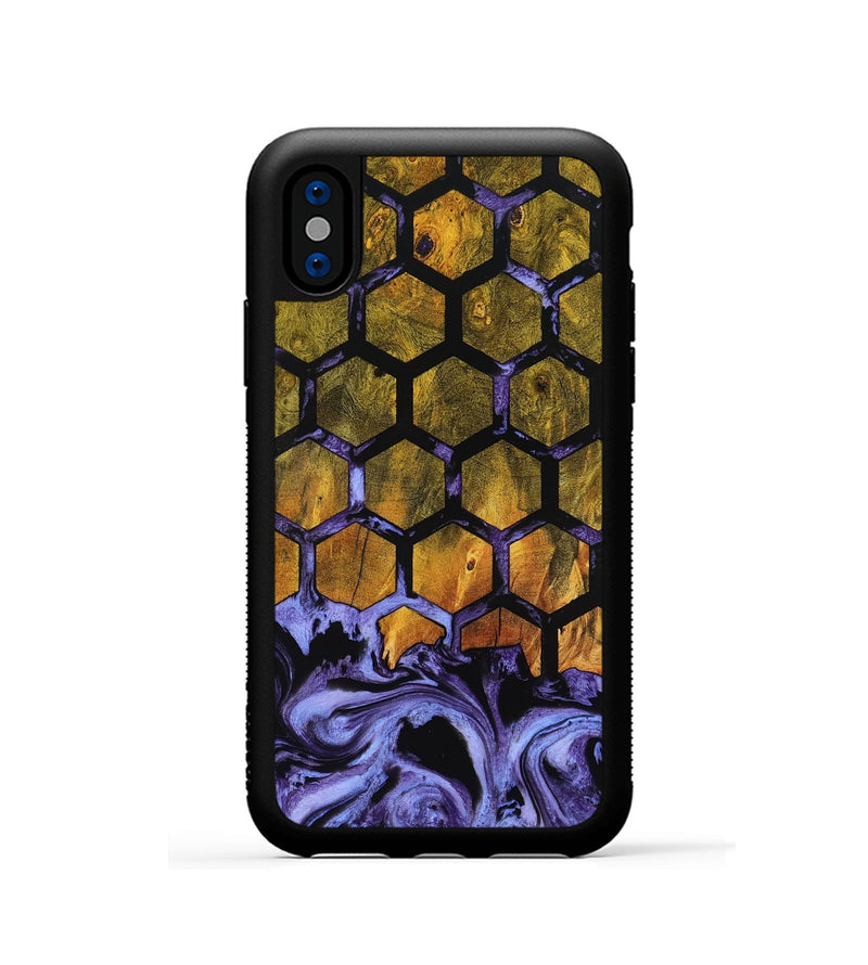 iPhone Xs Wood Phone Case - Allyson (Pattern, 800291)