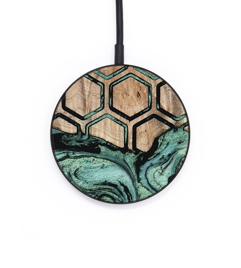 Circle Wood Wireless Charger - Emilio (Pattern, 800292)