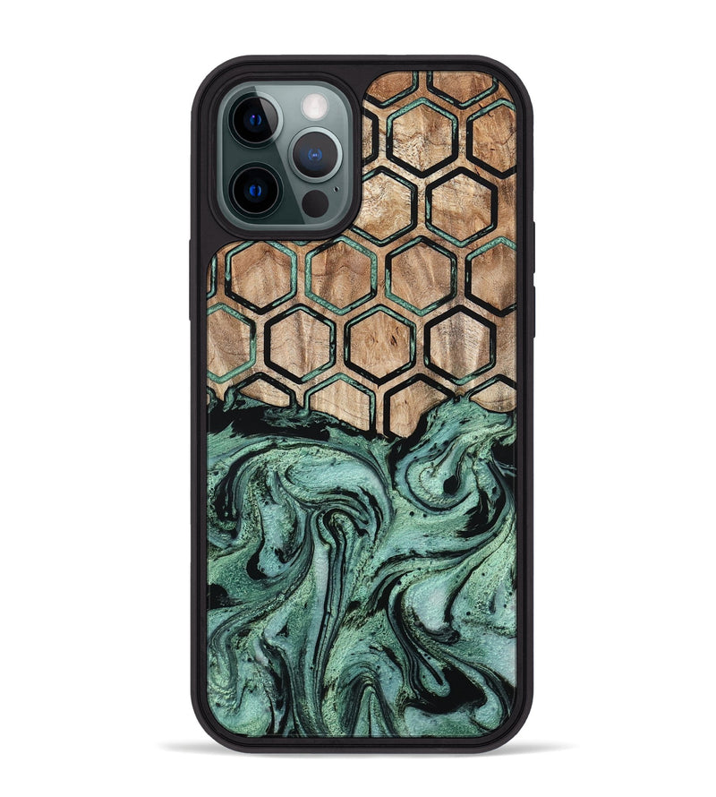 iPhone 12 Pro Max Wood Phone Case - Emilio (Pattern, 800292)