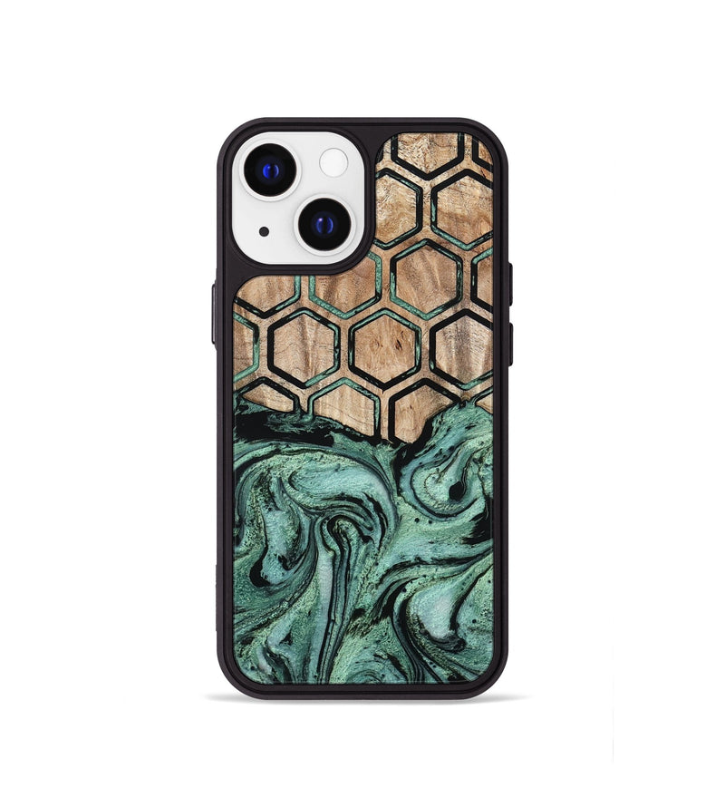 iPhone 13 mini Wood Phone Case - Emilio (Pattern, 800292)