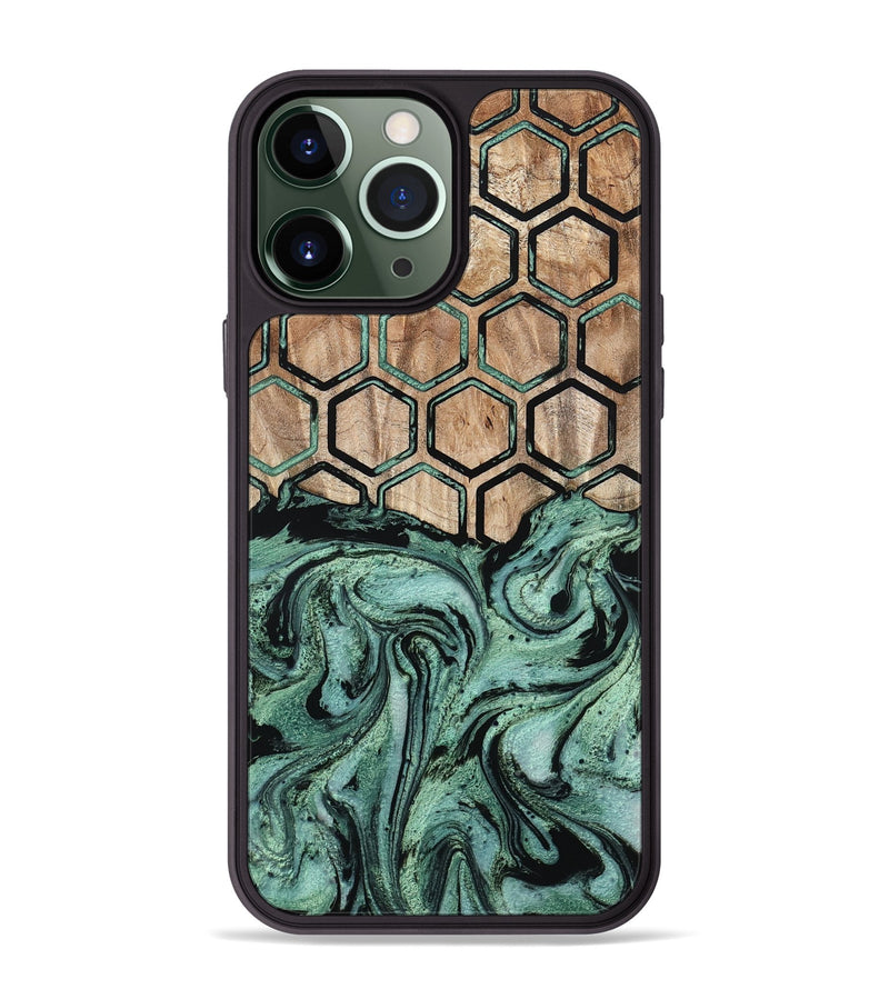 iPhone 13 Pro Max Wood Phone Case - Emilio (Pattern, 800292)