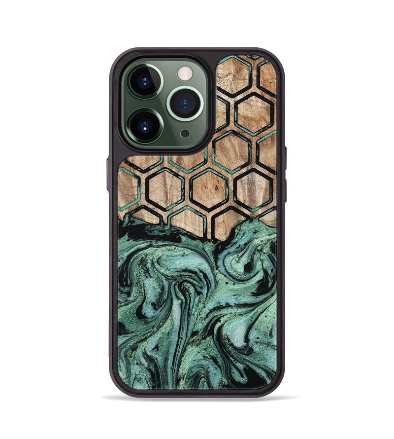 iPhone 13 Pro Wood Phone Case - Emilio (Pattern, 800292)