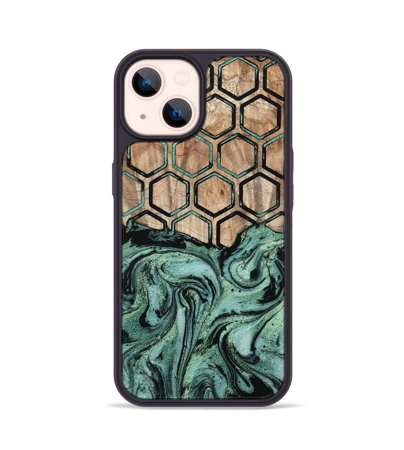 iPhone 14 Wood Phone Case - Emilio (Pattern, 800292)