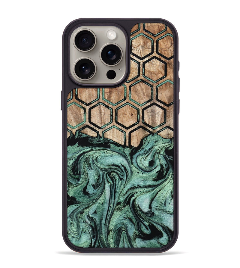 iPhone 15 Pro Max Wood Phone Case - Emilio (Pattern, 800292)