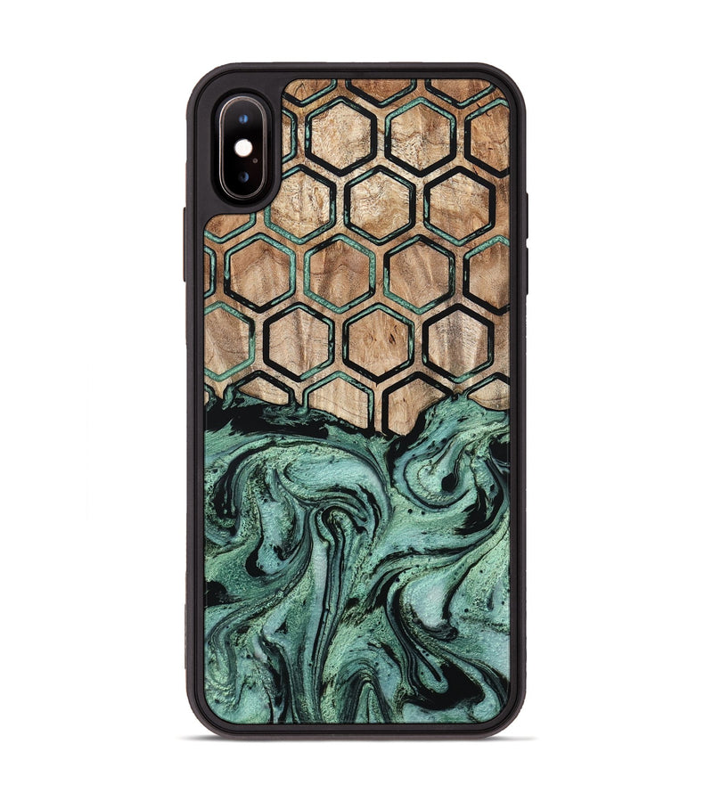 iPhone Xs Max Wood Phone Case - Emilio (Pattern, 800292)