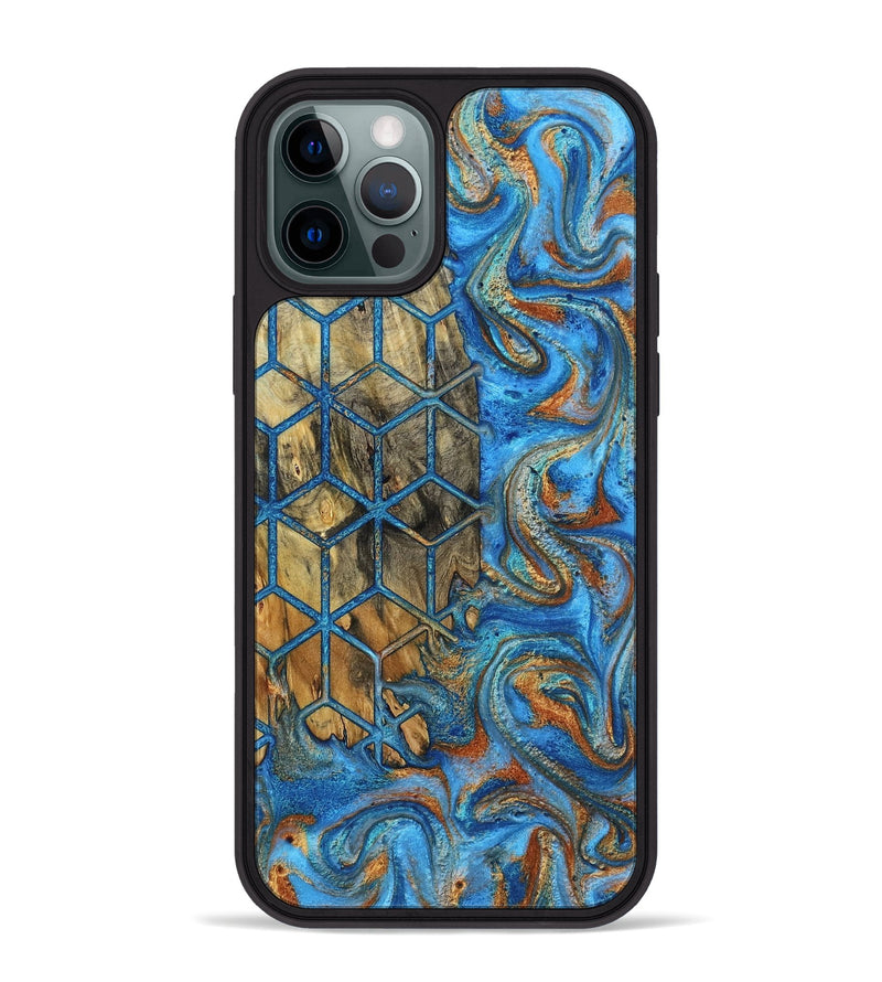 iPhone 12 Pro Max Wood Phone Case - Terese (Pattern, 800293)