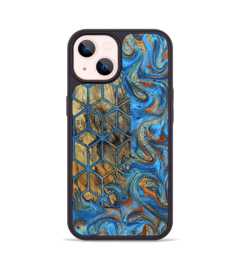 iPhone 14 Wood Phone Case - Terese (Pattern, 800293)