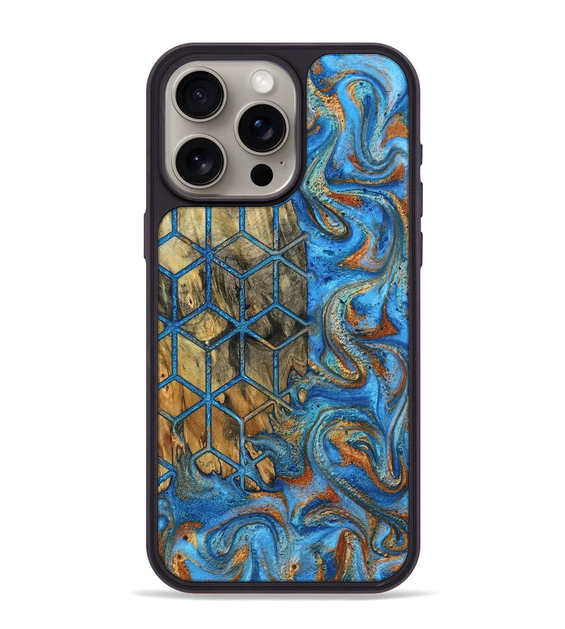 iPhone 15 Pro Max Wood Phone Case - Terese (Pattern, 800293)