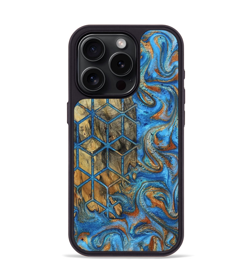 iPhone 15 Pro Wood Phone Case - Terese (Pattern, 800293)