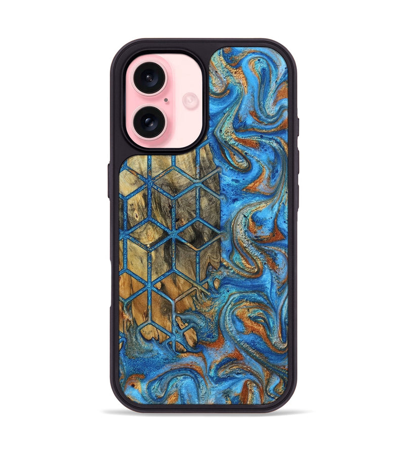 iPhone 16 Wood Phone Case - Terese (Pattern, 800293)