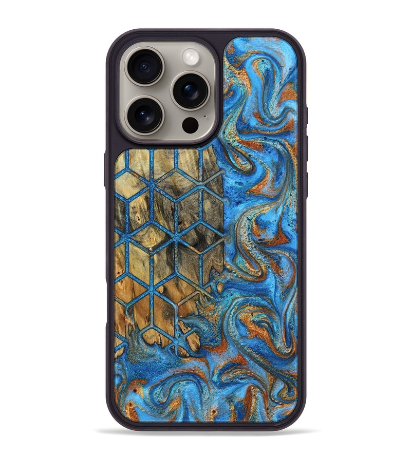 iPhone 16 Pro Max Wood Phone Case - Terese (Pattern, 800293)