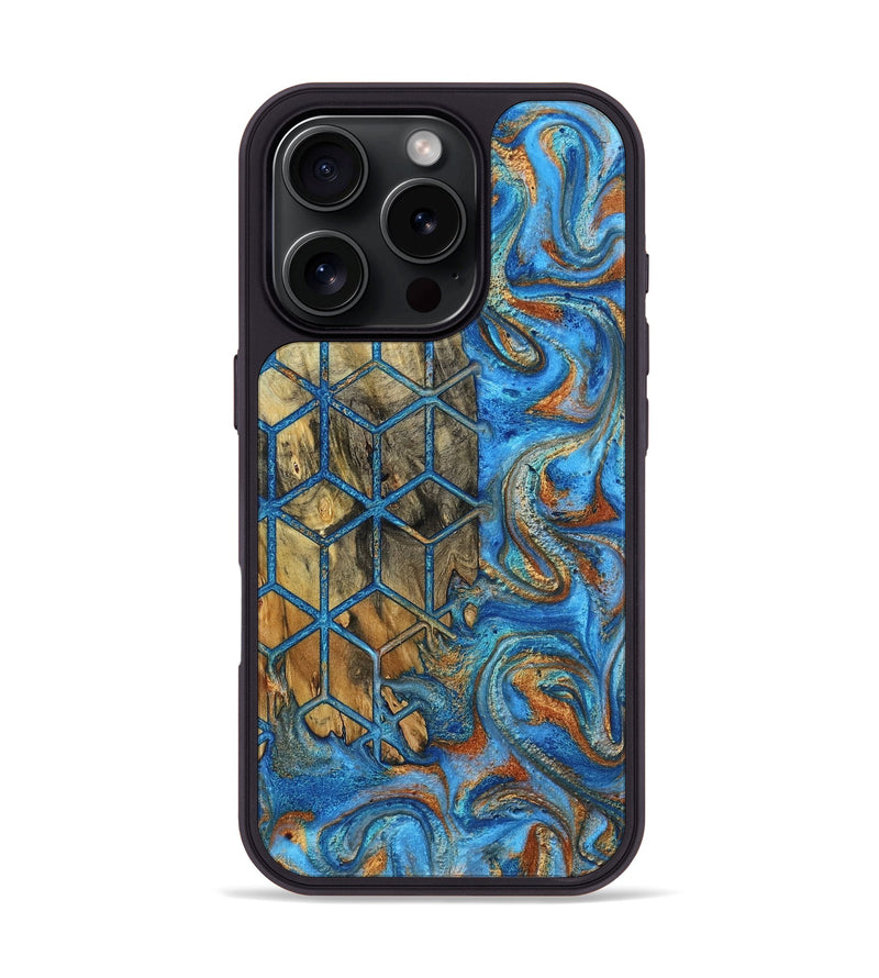 iPhone 16 Pro Wood Phone Case - Terese (Pattern, 800293)