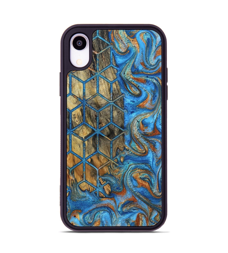 iPhone Xr Wood Phone Case - Terese (Pattern, 800293)