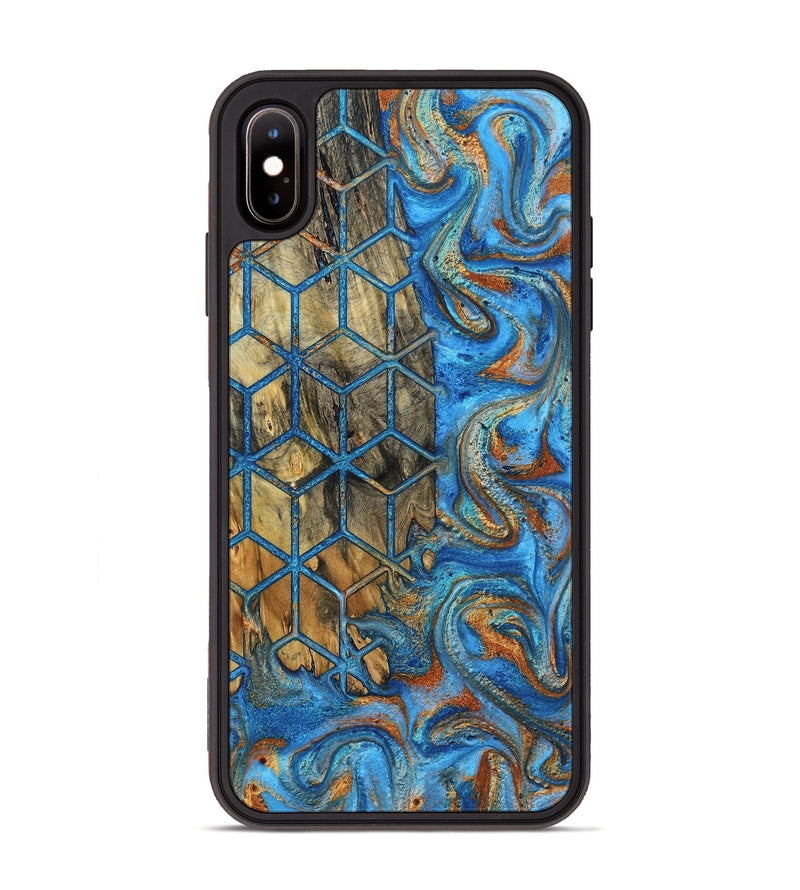 iPhone Xs Max Wood Phone Case - Terese (Pattern, 800293)