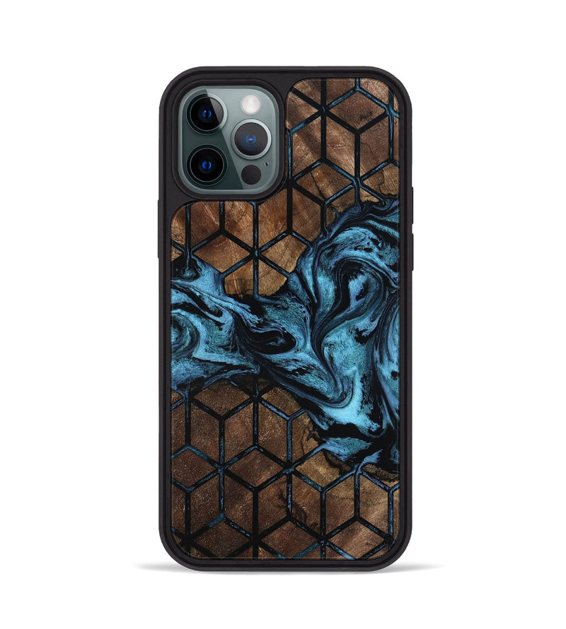 iPhone 12 Pro Wood Phone Case - Madisen (Pattern, 800294)