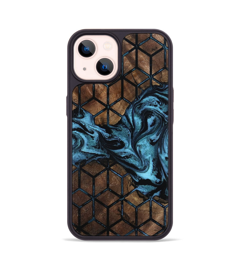 iPhone 14 Wood Phone Case - Madisen (Pattern, 800294)