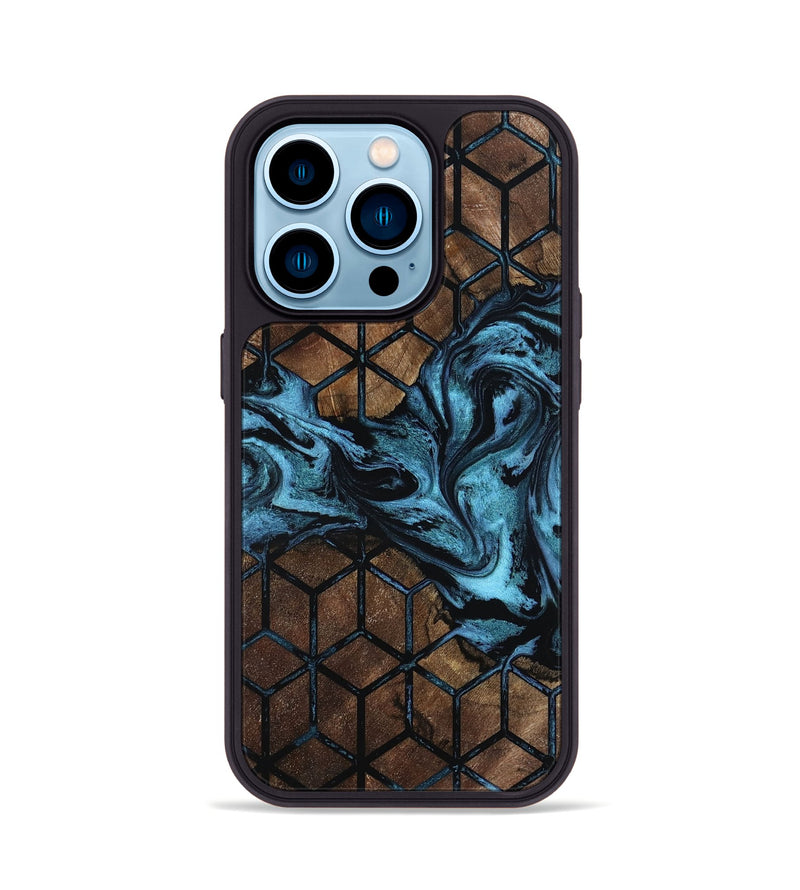 iPhone 14 Pro Wood Phone Case - Madisen (Pattern, 800294)