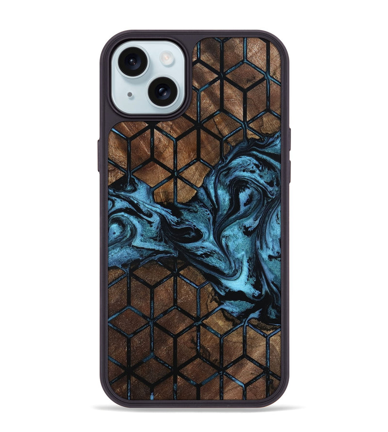 iPhone 15 Plus Wood Phone Case - Madisen (Pattern, 800294)