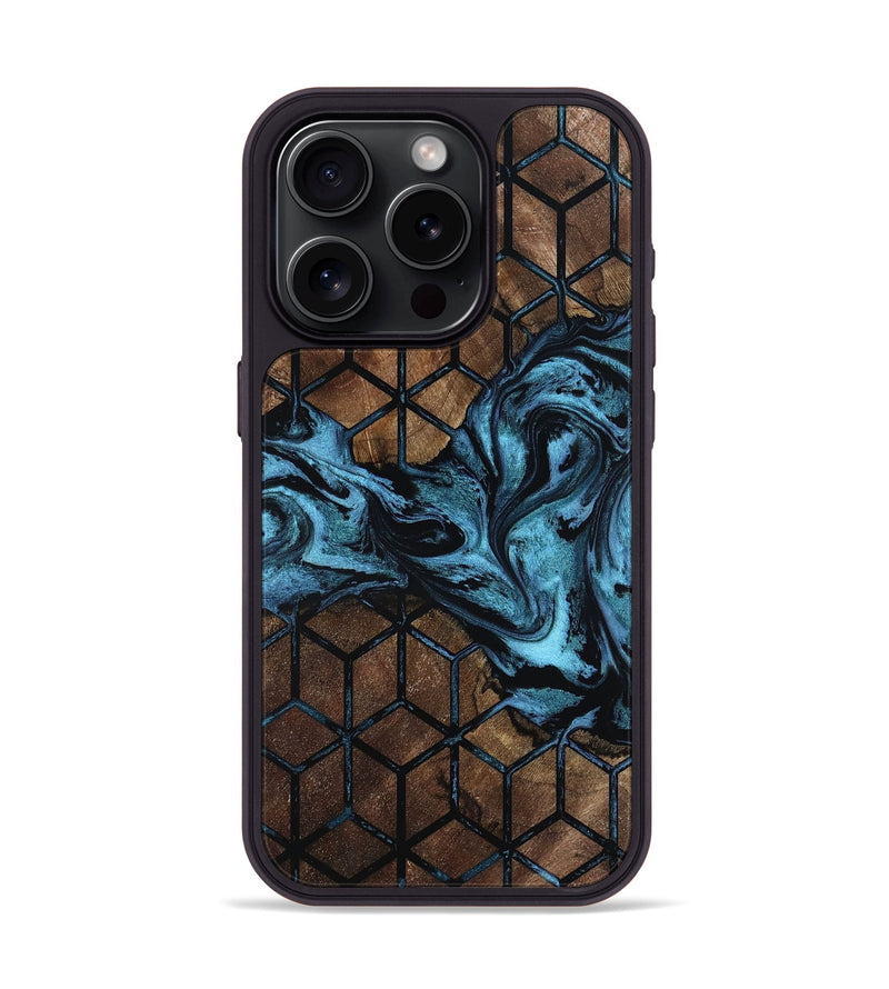 iPhone 15 Pro Wood Phone Case - Madisen (Pattern, 800294)