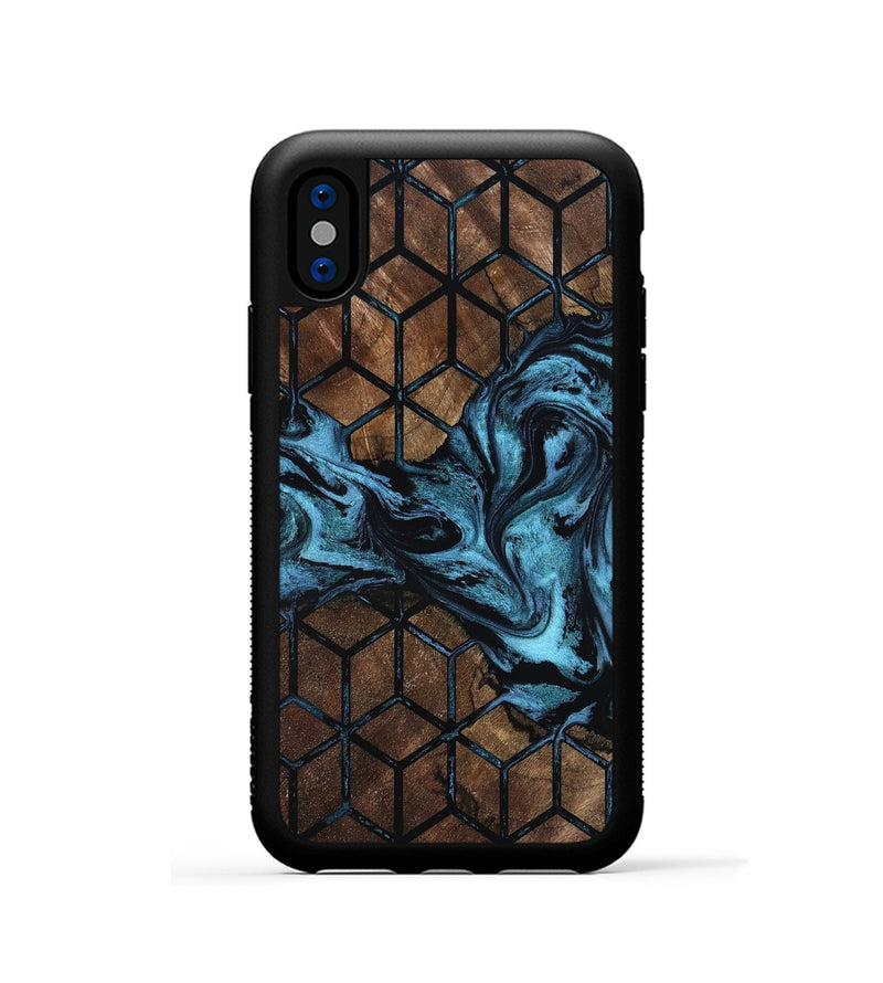 iPhone Xs Wood Phone Case - Madisen (Pattern, 800294)