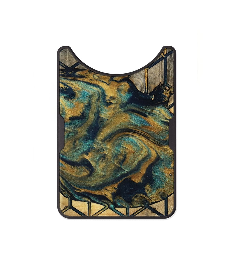 Alloy Wood Wallet - Kisha (Pattern, 800296)