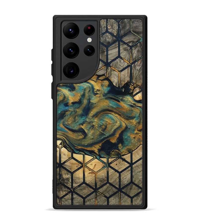 Galaxy S22 Ultra Wood Phone Case - Kisha (Pattern, 800296)