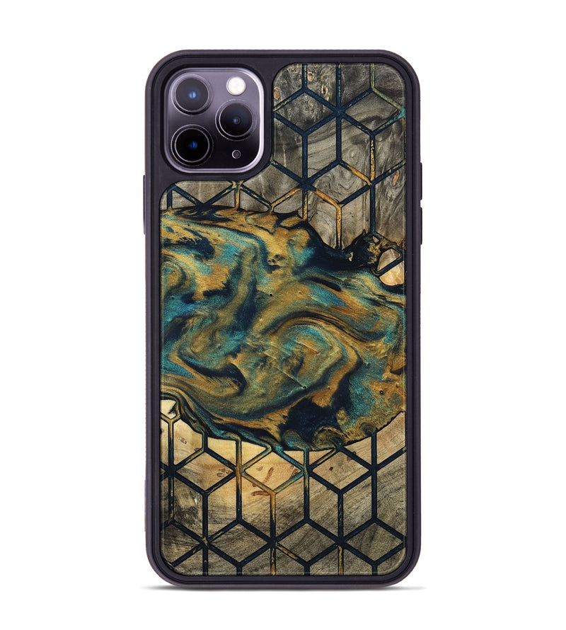 iPhone 11 Pro Max Wood Phone Case - Kisha (Pattern, 800296)
