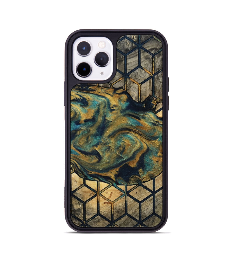 iPhone 11 Pro Wood Phone Case - Kisha (Pattern, 800296)