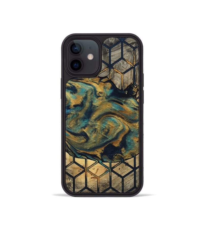 iPhone 12 mini Wood Phone Case - Kisha (Pattern, 800296)