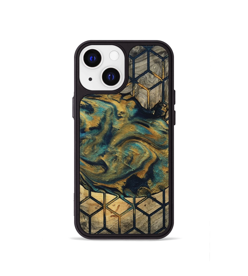 iPhone 13 mini Wood Phone Case - Kisha (Pattern, 800296)